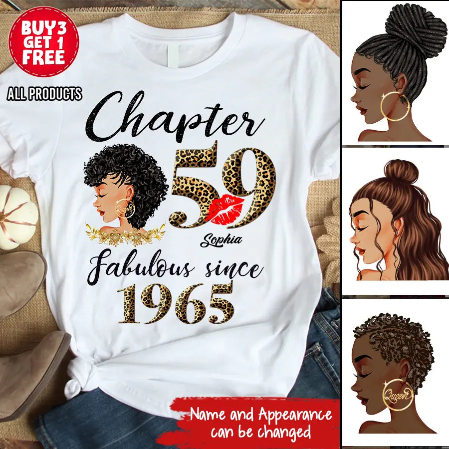 59th birthday shirts for her, Personalised 59th birthday gifts, 1965 t shirt, 59 and fabulous shirt, 59 birthday shirt ideas, gift ideas 59th birthday woman HIEN