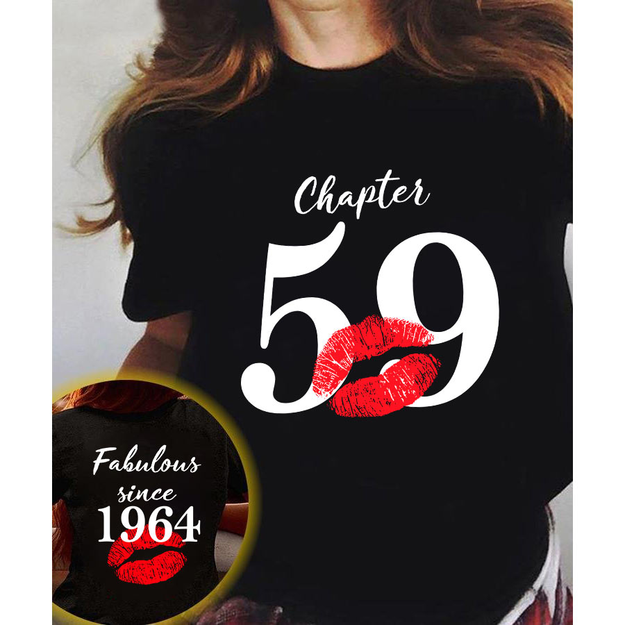 59th Birthday Gifts Ideas 59th Birthday Shirt For Her Back In 1964 Turning 59 Shirts 59th Birthday T Shirts For Woman