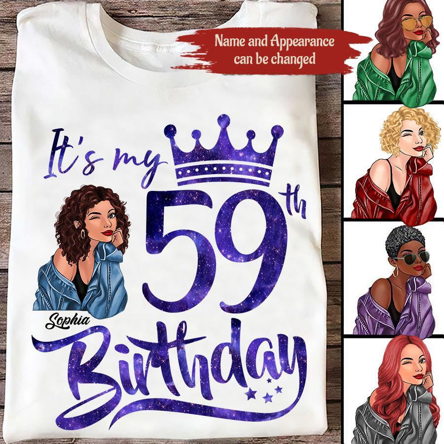 Chapter 59, Fabulous Since 1963 59th Birthday Unique T Shirt For Woman, Custom Birthday Shirt, Her Gifts For 59 Years Old , Turning 59 Birthday Cotton Shirt-HCT