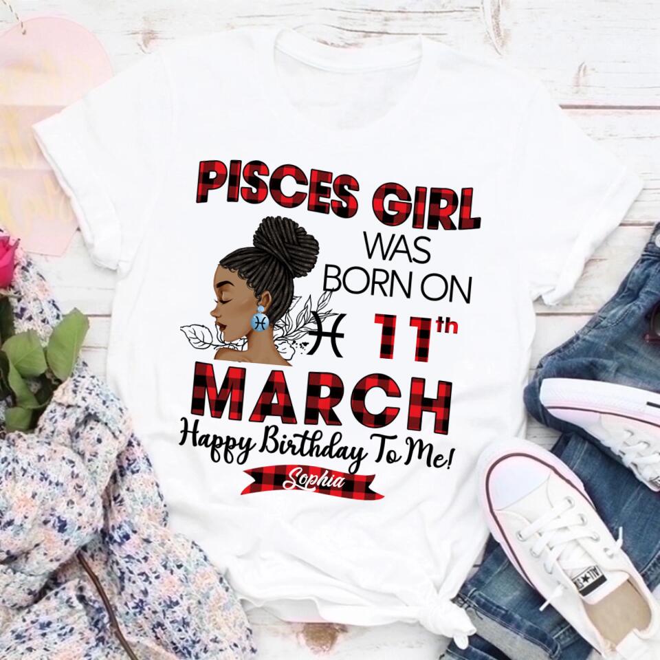 Custom Birthday Shirt, Pisces Zodiac t shirt, Pisces Birthday shirt, Pisces t shirts for ladies, Pisces queen t shirt, Pisces Queen Birthday shirt