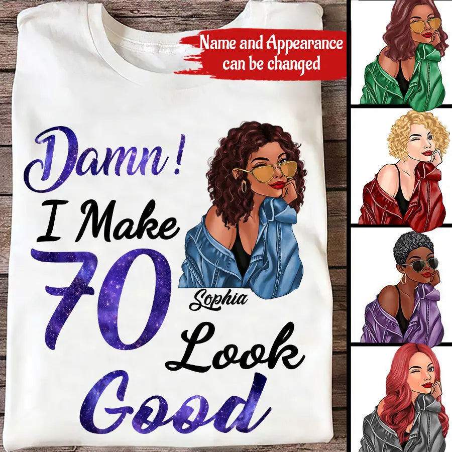 Chapter 70, Fabulous Since 1953 70th Birthday Unique T Shirt For Woman, Her Gifts For 70 Years Old , Turning 70 Birthday Cotton Shirt