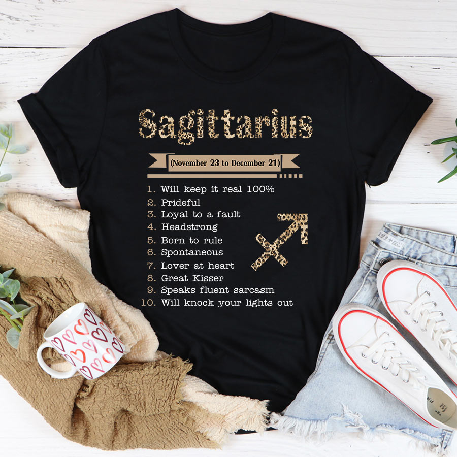 Sagittarius Girl, Sagittarius Birthday Shirts For Woman, Sagittarius Birthday Month, Sagittarius Cotton T-Shirt For Her