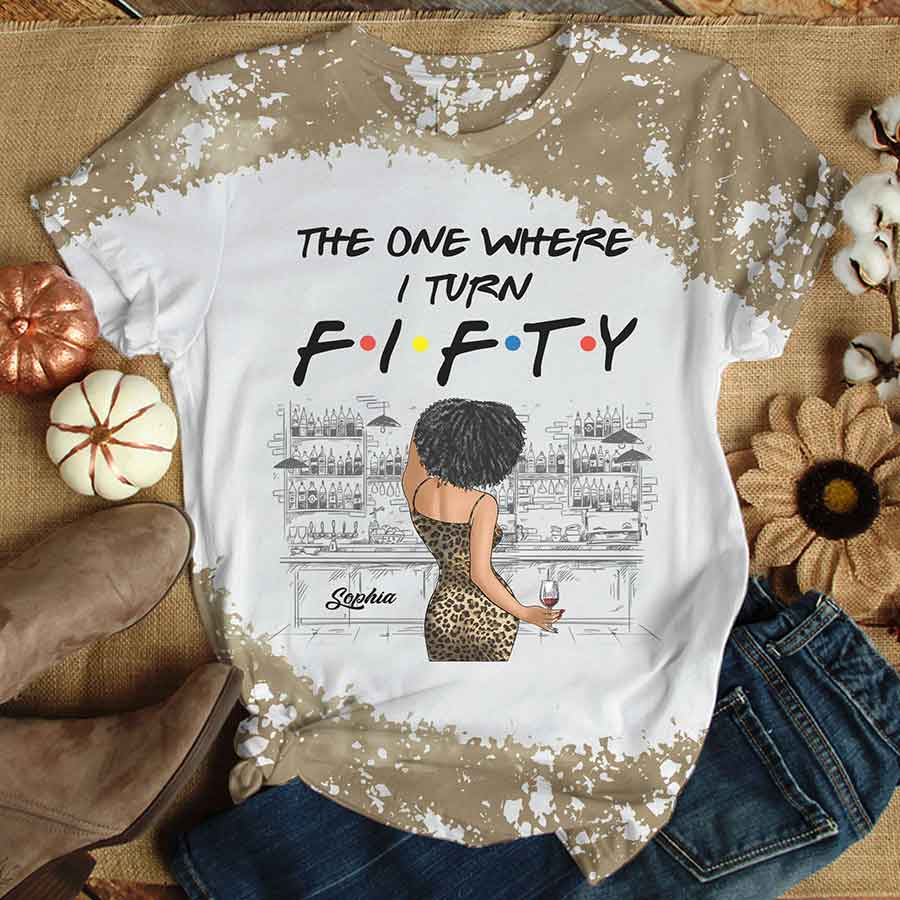 50th Birthday Shirts, Custom Birthday Shirts, Turning 50 Shirt, Gifts For Women Turning 50, 50 And Fabulous Shirt-YPT-HCT