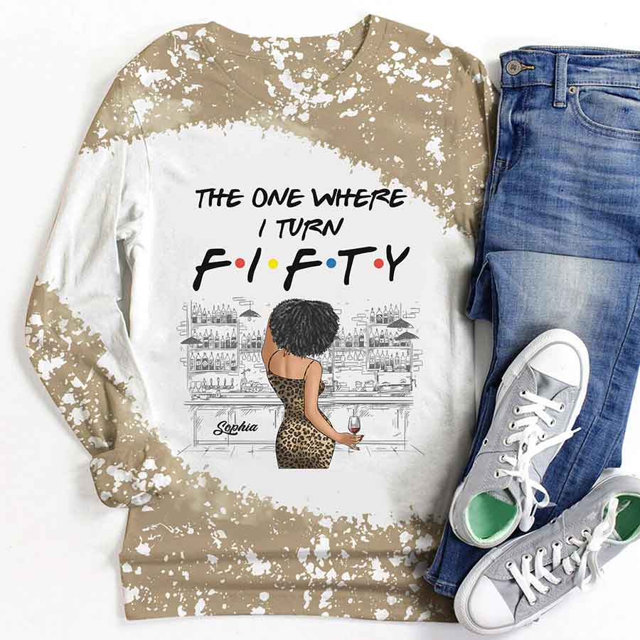 50th Birthday Shirts, Custom Birthday Shirts, Turning 50 Shirt, Gifts For Women Turning 50, 50 And Fabulous Shirt-YPT-HCT