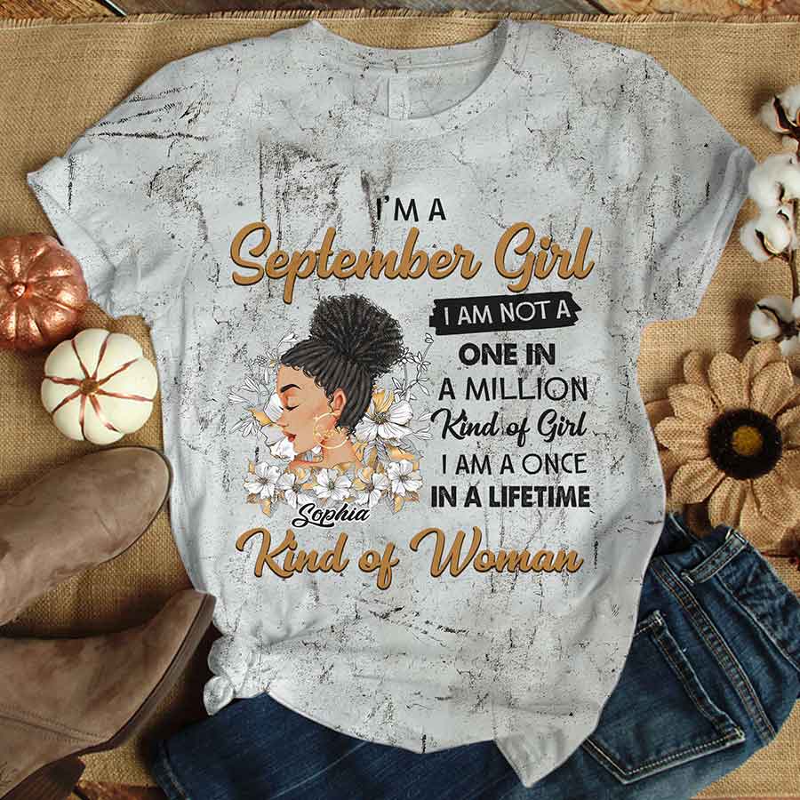 September Birthday Shirt, Custom Birthday Shirt, Queens are Born In September, September Birthday Shirts For Woman, September Birthday Gifts-YPT-HCT
