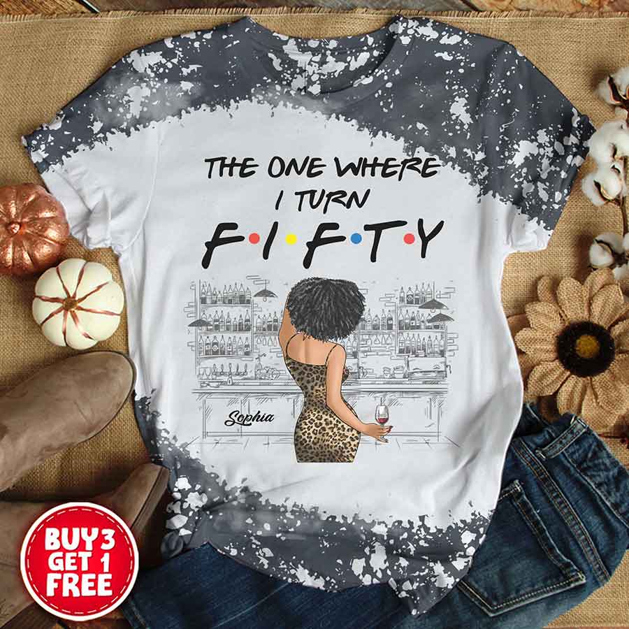 50th Birthday Shirts, Custom Birthday Shirts, Turning 50 Shirt, Gifts For Women Turning 50, 50 And Fabulous Shirt-YPT-HCT