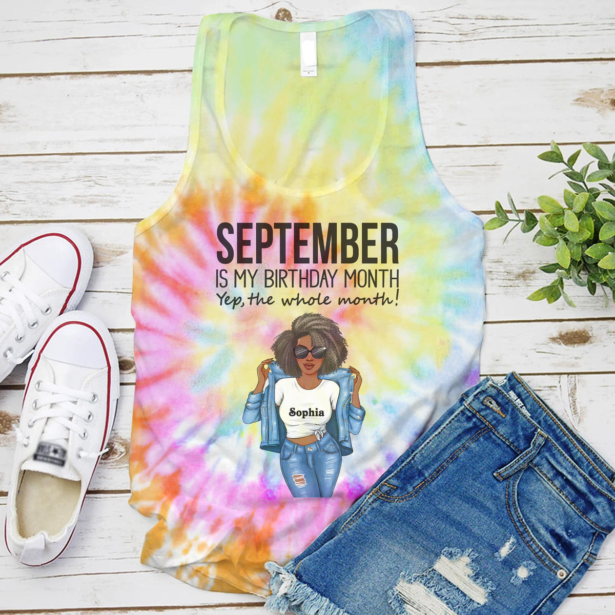 September Birthday Shirt, Custom Birthday Shirt, Queens Born In September, September Birthday Shirts For Woman, September Birthday Gifts, September Is My Birthday Month, Yep The Whole Month-YPT-HCT