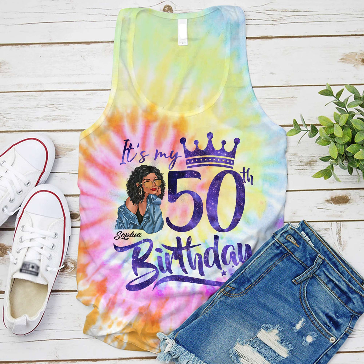 50th Birthday Shirts, Custom Birthday Shirts, Turning 50 Shirt, Gifts For Women Turning 50, 50 And Fabulous Shirt-YPT-HCT