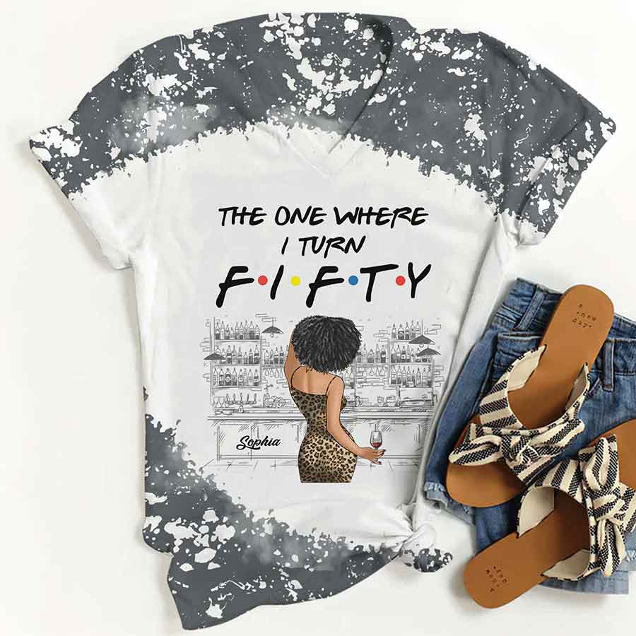 50th Birthday Shirts, Custom Birthday Shirts, Turning 50 Shirt, Gifts For Women Turning 50, 50 And Fabulous Shirt-YPT-HCT