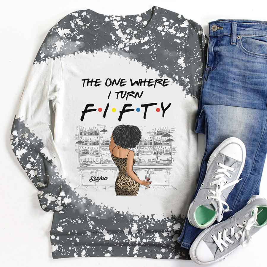 50th Birthday Shirts, Custom Birthday Shirts, Turning 50 Shirt, Gifts For Women Turning 50, 50 And Fabulous Shirt-YPT-HCT