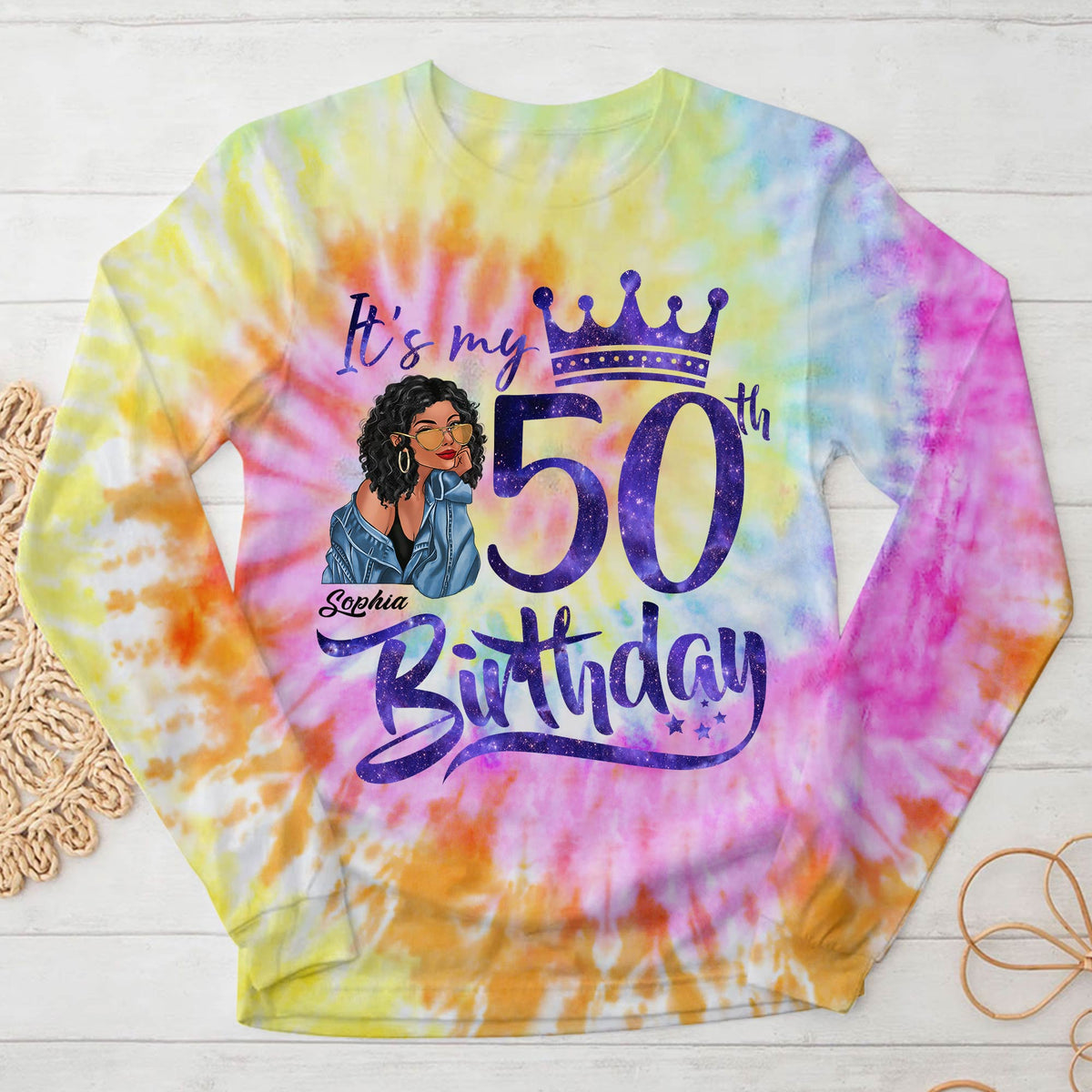 50th Birthday Shirts, Custom Birthday Shirts, Turning 50 Shirt, Gifts For Women Turning 50, 50 And Fabulous Shirt-YPT-HCT