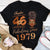 Chapter 46, Fabulous Since 1979 46th Birthday Unique T Shirt For Woman, Her Gifts For 46 Years Old , Turning 46 Birthday Cotton Shirt TLQ