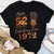 Chapter 52, Fabulous Since 1972 52nd Birthday Unique T Shirt For Woman, Her Gifts For 52 Years Old , Turning 52 Birthday Cotton Shirt TLQ