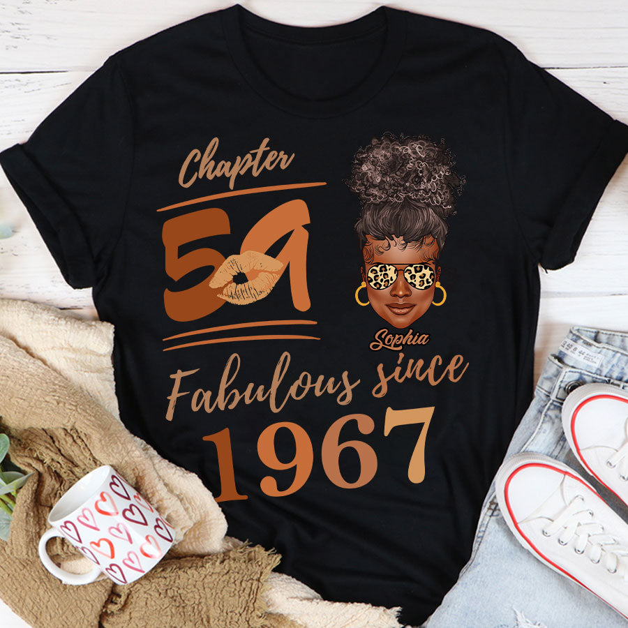 Chapter 59, Fabulous Since 1967 59th Birthday Unique T Shirt For Woman, Her Gifts For 59 Years Old , Turning 59 Birthday Cotton Shirt TLQ