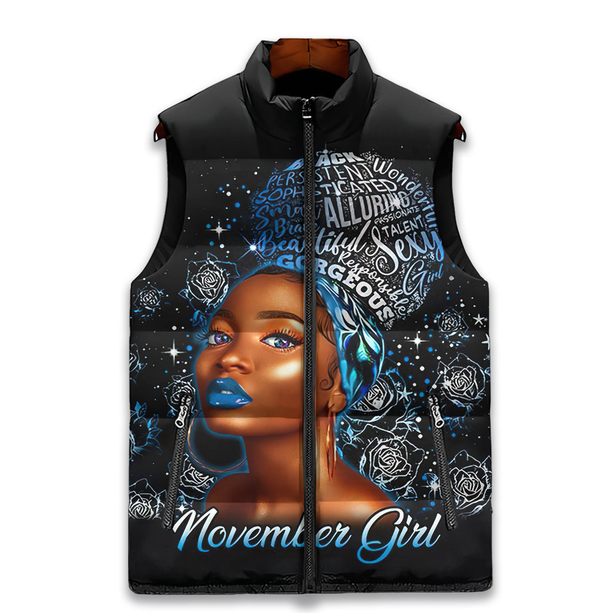 Puffer Vest - Personalized November Birthday Month, Gift Ideas For November Birthday For Girls