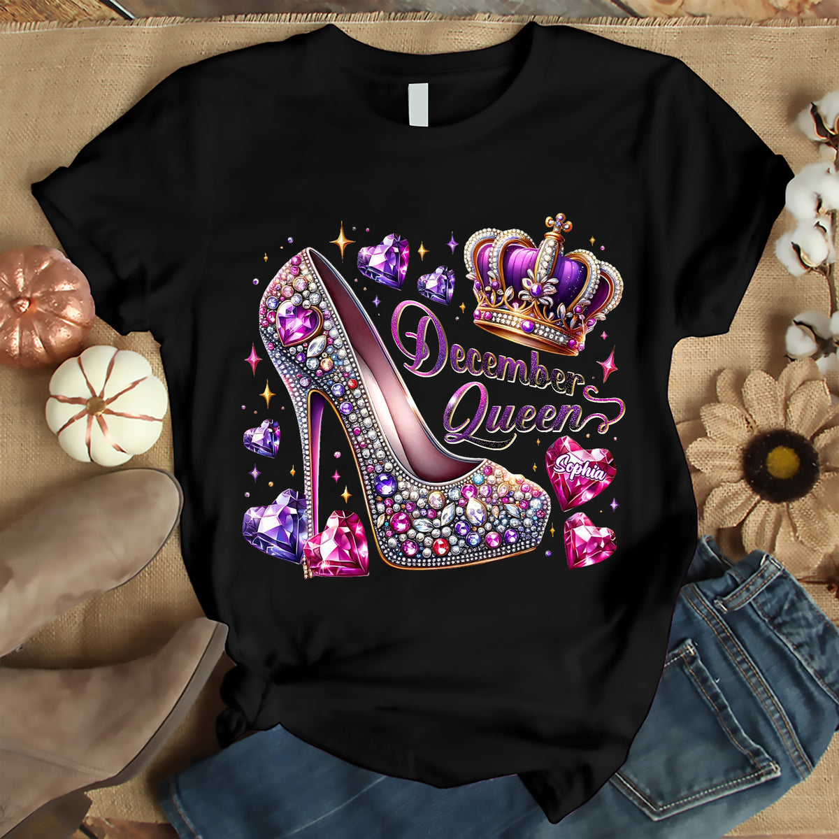 December Birthday Shirt, Custom Birthday Shirt, Queens Born In December, December Birthday Shirts For Woman, December Birthday Gifts, December Is My Birthday Month, Yep The Whole Month-YPT-ALK