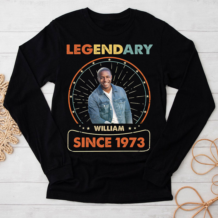 Custom Birthday Shirts, Turning 50 Shirt, Gifts For Men Turning 50, 50 And Fabulous Shirt, 1973 Shirt, 50th Birthday Shirts For Him