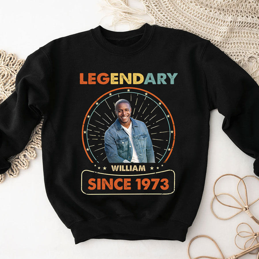 Custom Birthday Shirts, Turning 50 Shirt, Gifts For Men Turning 50, 50 And Fabulous Shirt, 1973 Shirt, 50th Birthday Shirts For Him