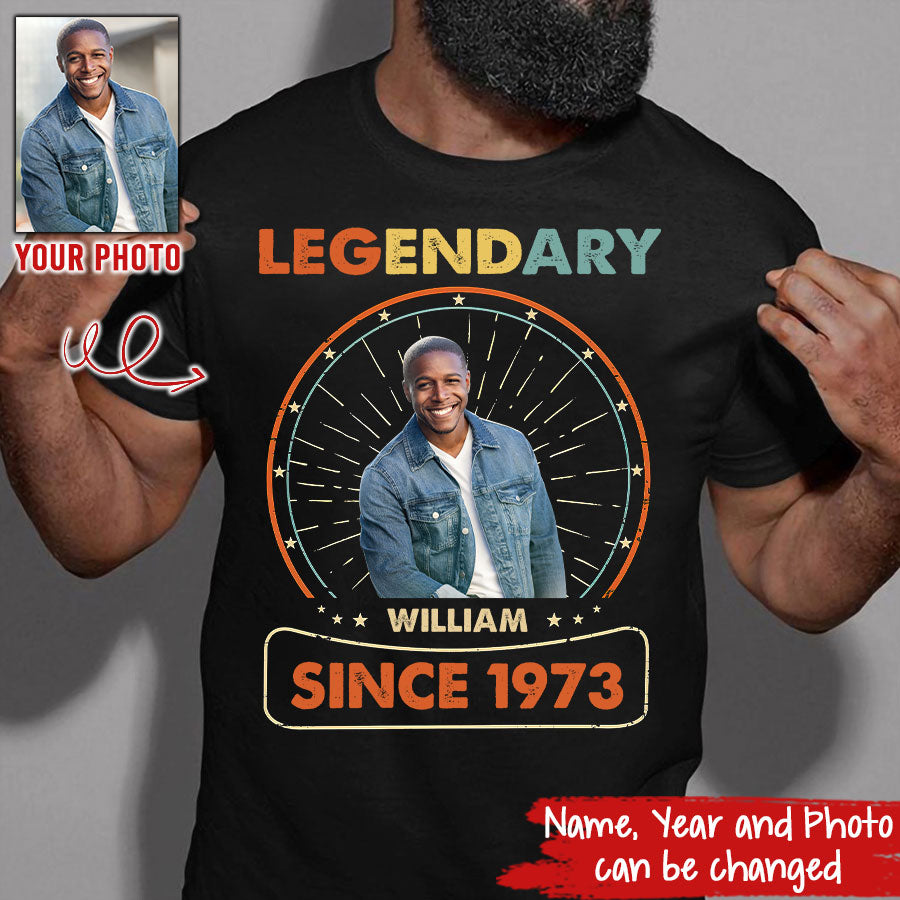 Custom Birthday Shirts, Turning 50 Shirt, Gifts For Men Turning 50, 50 And Fabulous Shirt, 1973 Shirt, 50th Birthday Shirts For Him