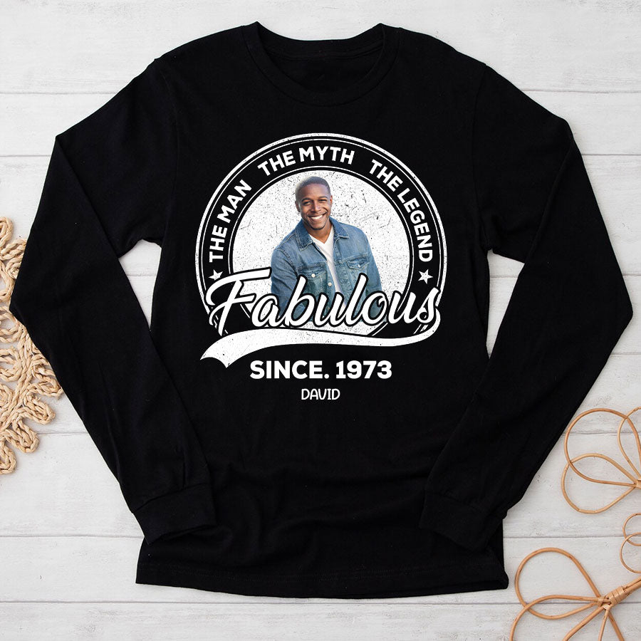 50th Birthday Shirts, Custom Birthday Shirts, Turning 50 Shirt, Gifts For Men Turning 50, 50 And Fabulous Shirt, 1973 Shirt