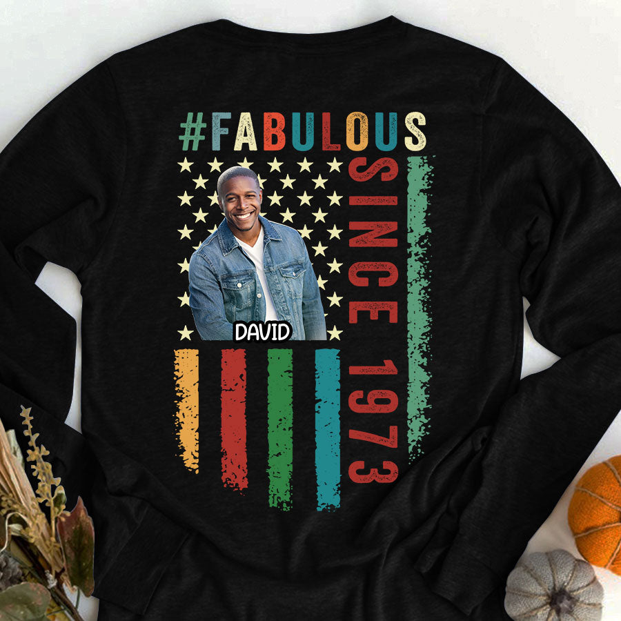 50th Birthday Shirts, Custom Birthday Shirts, Turning 50 Shirt, Gifts For Men Turning 50, 50 And Fabulous Shirt, 1973 Shirt, 50th Birthday Shirts For Him