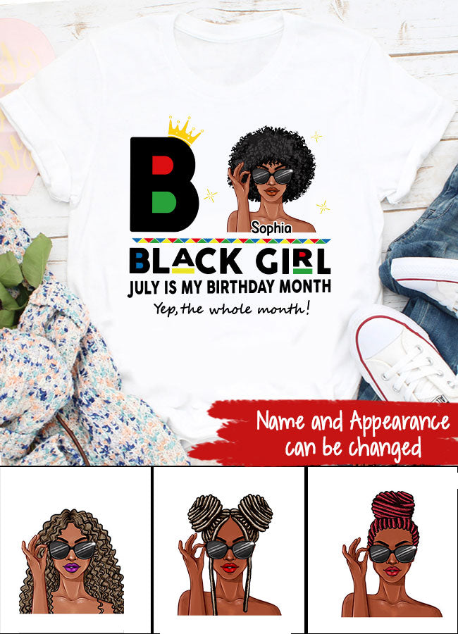 July Birthday Shirt, Custom Birthday Shirt, Queens Are Born In July, July Birthday Shirts For Woman, July Birthday Gifts