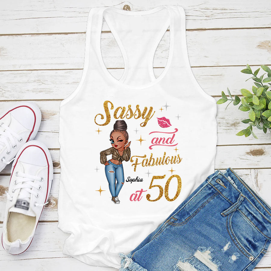 50th Birthday Shirts, Custom Birthday Shirts, Turning 50 Shirt, Gifts For Women Turning 50, 50 And Fabulous Shirt, 50th Birthday Shirts For Her