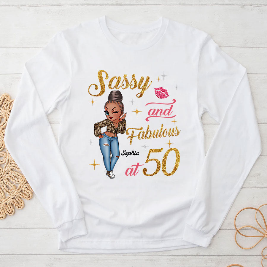 50th Birthday Shirts, Custom Birthday Shirts, Turning 50 Shirt, Gifts For Women Turning 50, 50 And Fabulous Shirt, 50th Birthday Shirts For Her