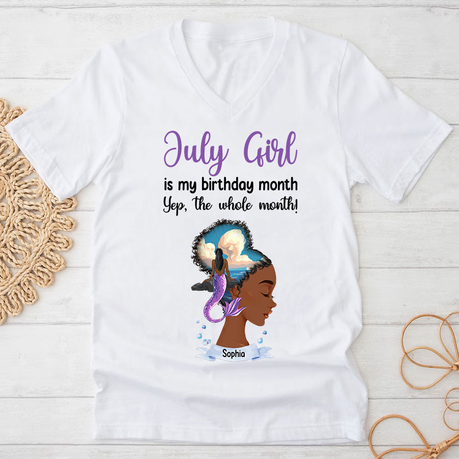 July Birthday Shirt, Custom Birthday Shirt, Queens Born In July, July Birthday Shirts For Woman, July Birthday Gifts