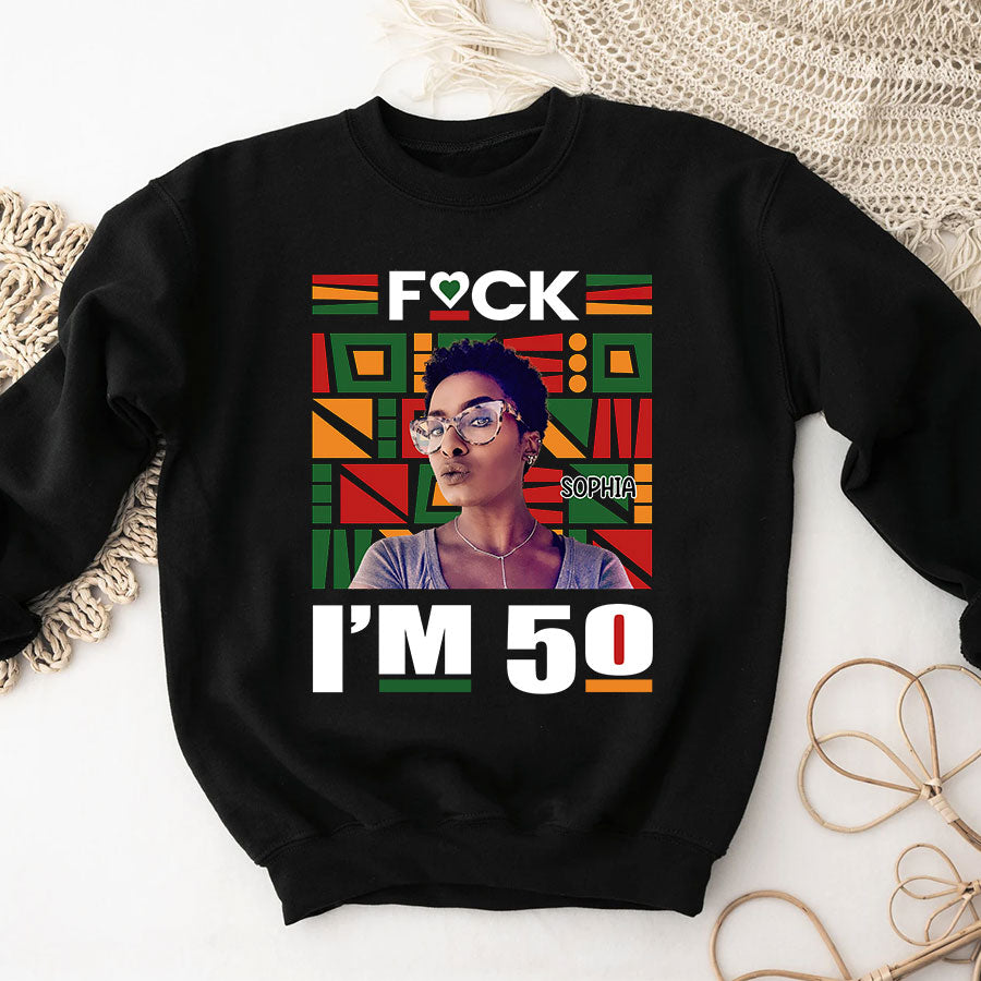 50th Birthday Shirts For Her, Personalised 50th Birthday Gifts, 1973 T Shirt, 50 And Fabulous Shirt, Custom Photo