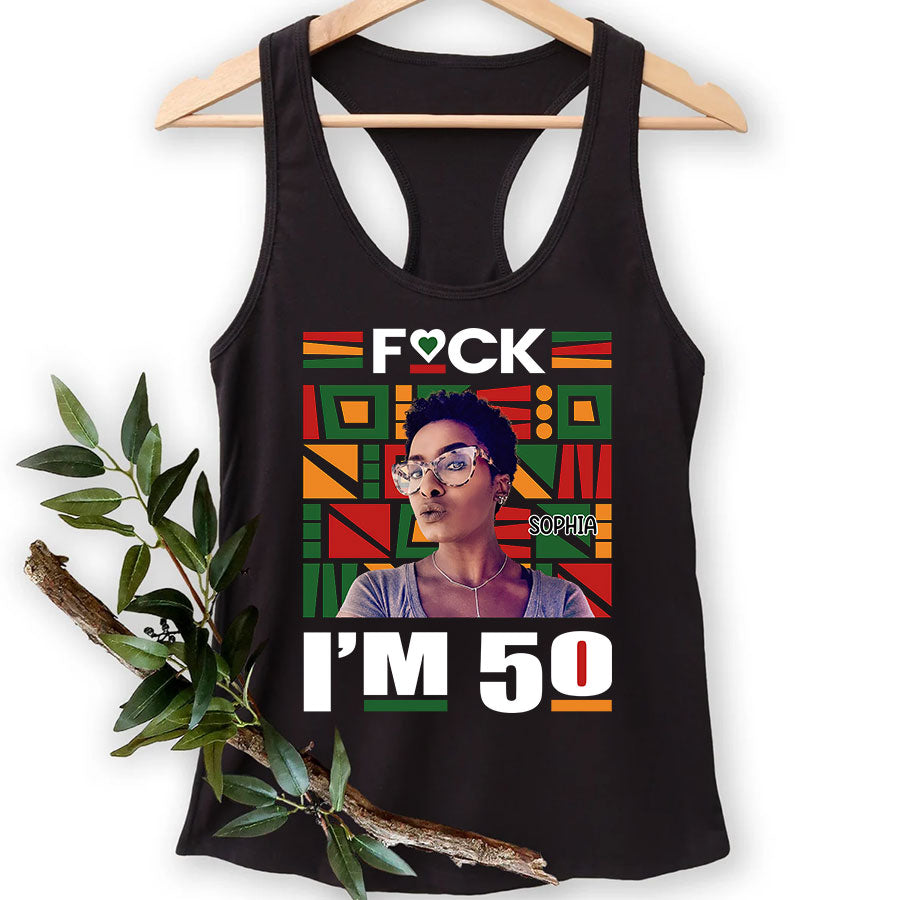 50th Birthday Shirts For Her, Personalised 50th Birthday Gifts, 1973 T Shirt, 50 And Fabulous Shirt, Custom Photo