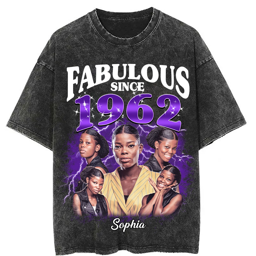 Chapter 62, Fabulous Since 1962 62nd Birthday Unique T Shirt For Woman, Her Gifts For 62 Years Old , Turning 62 Birthday Cotton Shirt - HMT