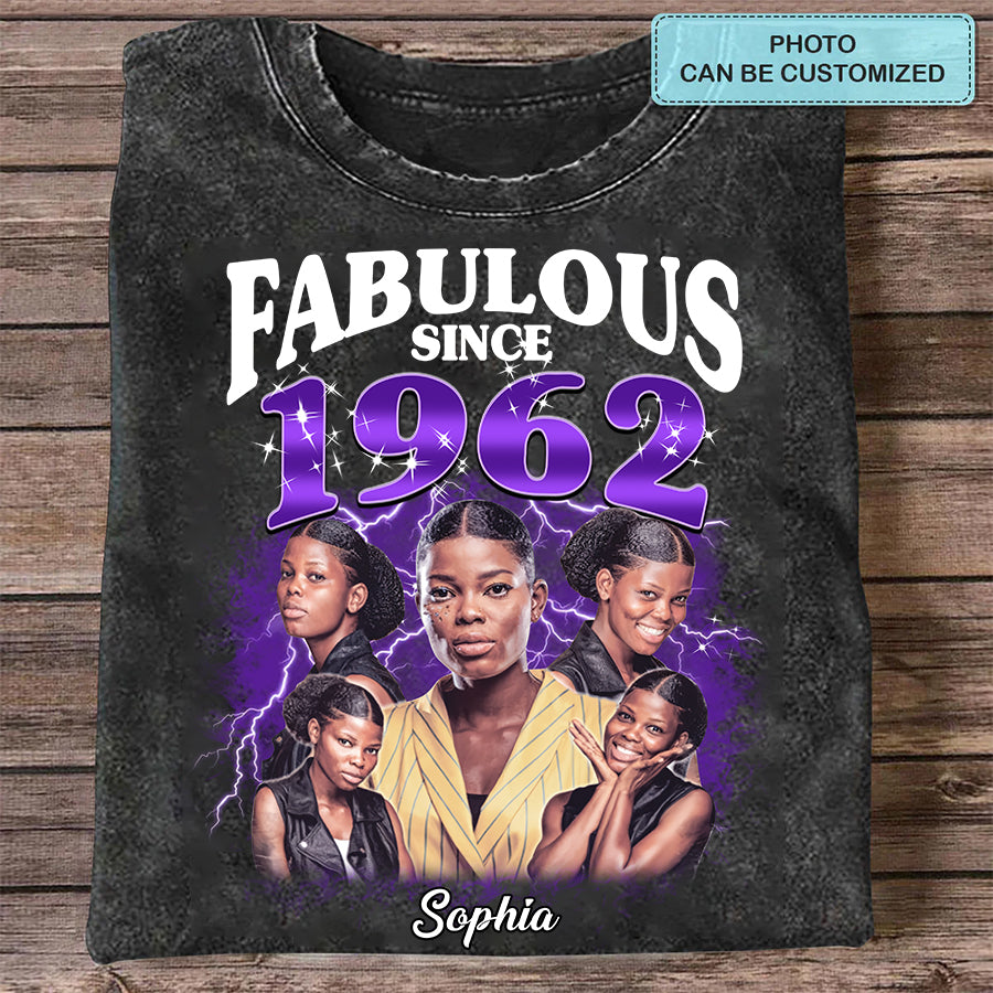 Chapter 62, Fabulous Since 1962 62nd Birthday Unique T Shirt For Woman, Her Gifts For 62 Years Old , Turning 62 Birthday Cotton Shirt - HMT