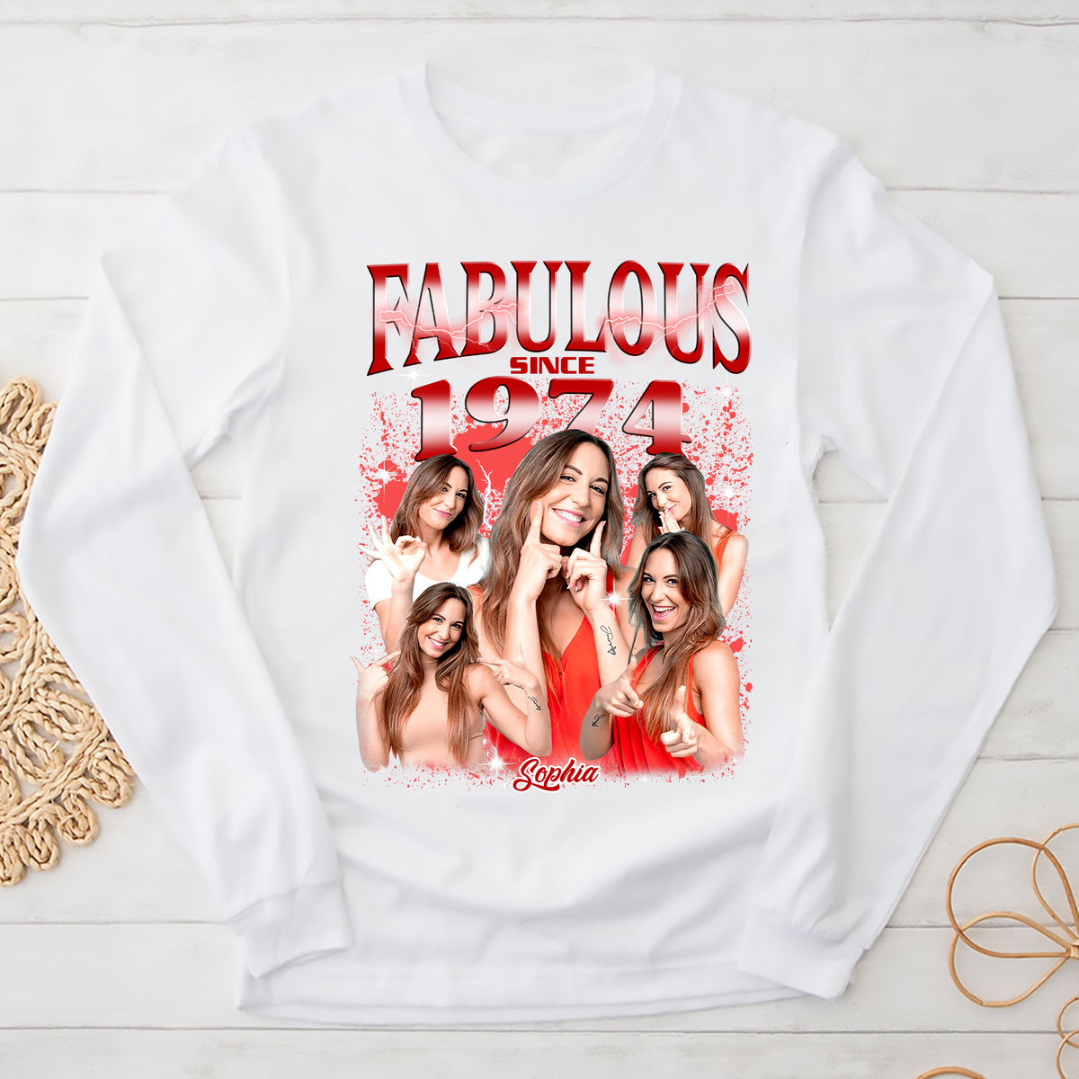 Chapter 50, Fabulous Since 1974 50th Birthday Unique T Shirt For Woman, Custom Birthday Shirt, Her Gifts For 50 Years Old , Turning 50 Birthday Cotton Shirt-YPT-ALK