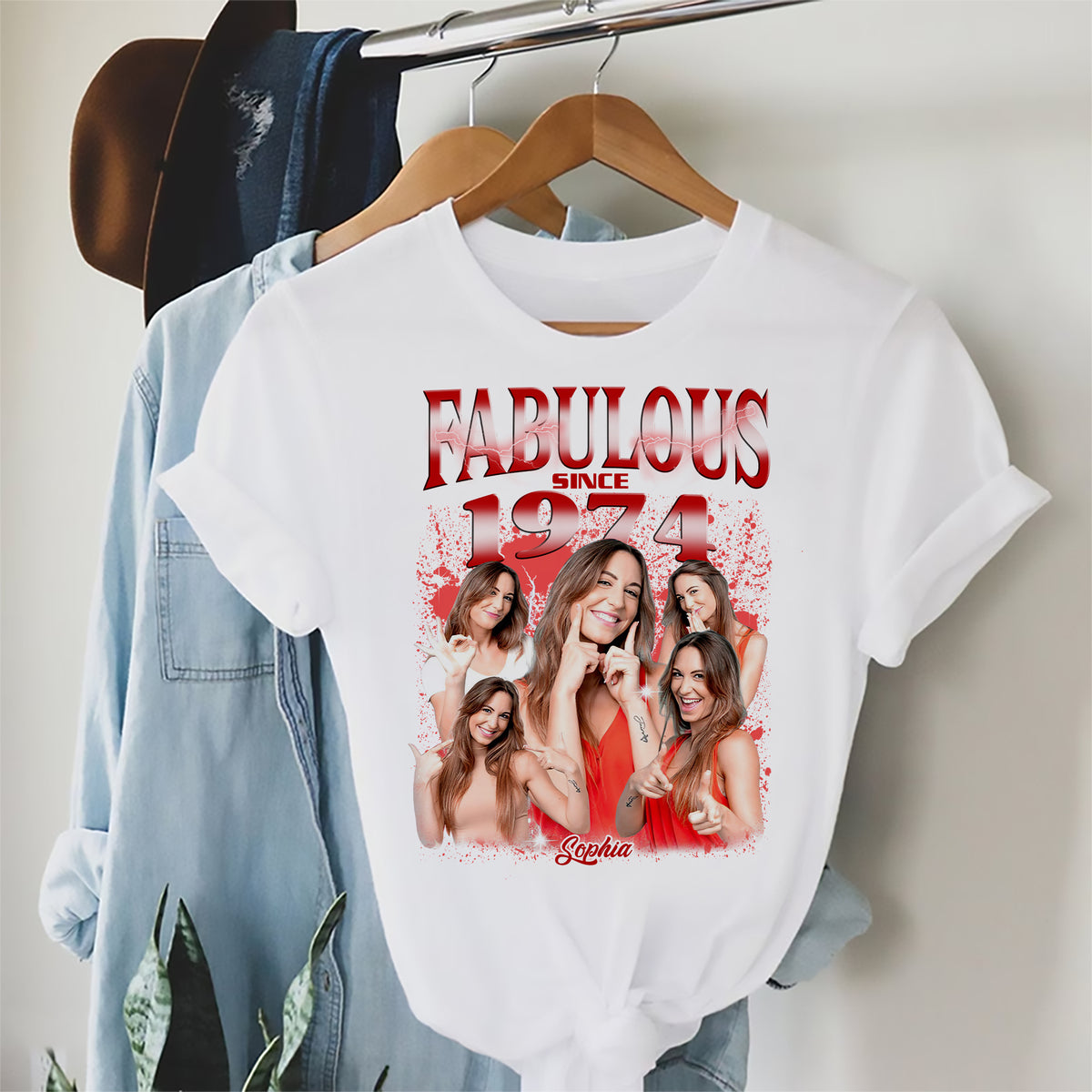 Chapter 50, Fabulous Since 1974 50th Birthday Unique T Shirt For Woman, Custom Birthday Shirt, Her Gifts For 50 Years Old , Turning 50 Birthday Cotton Shirt-YPT-ALK