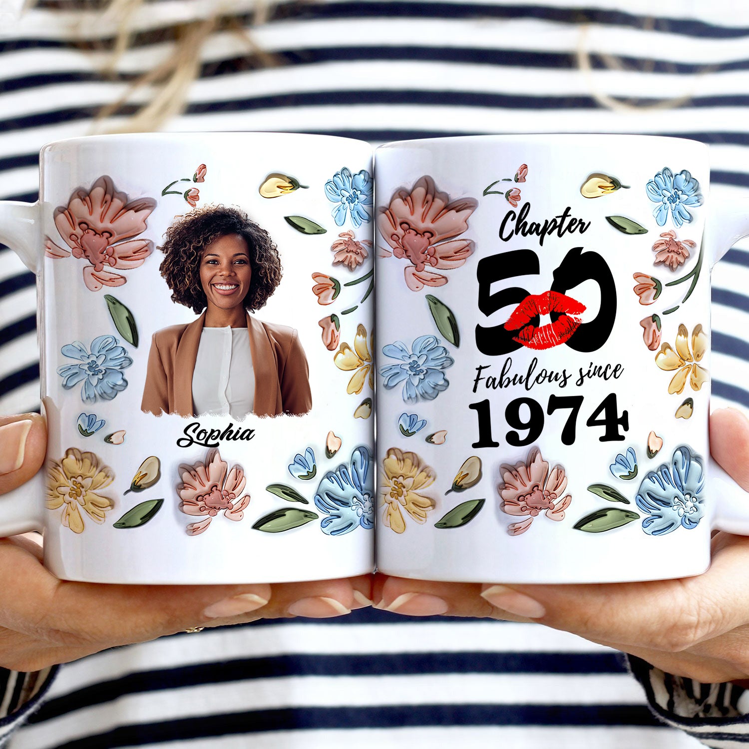 Personalized Mug For 50th birthday, Gift Ideas 50th Birthday Woman - ALK