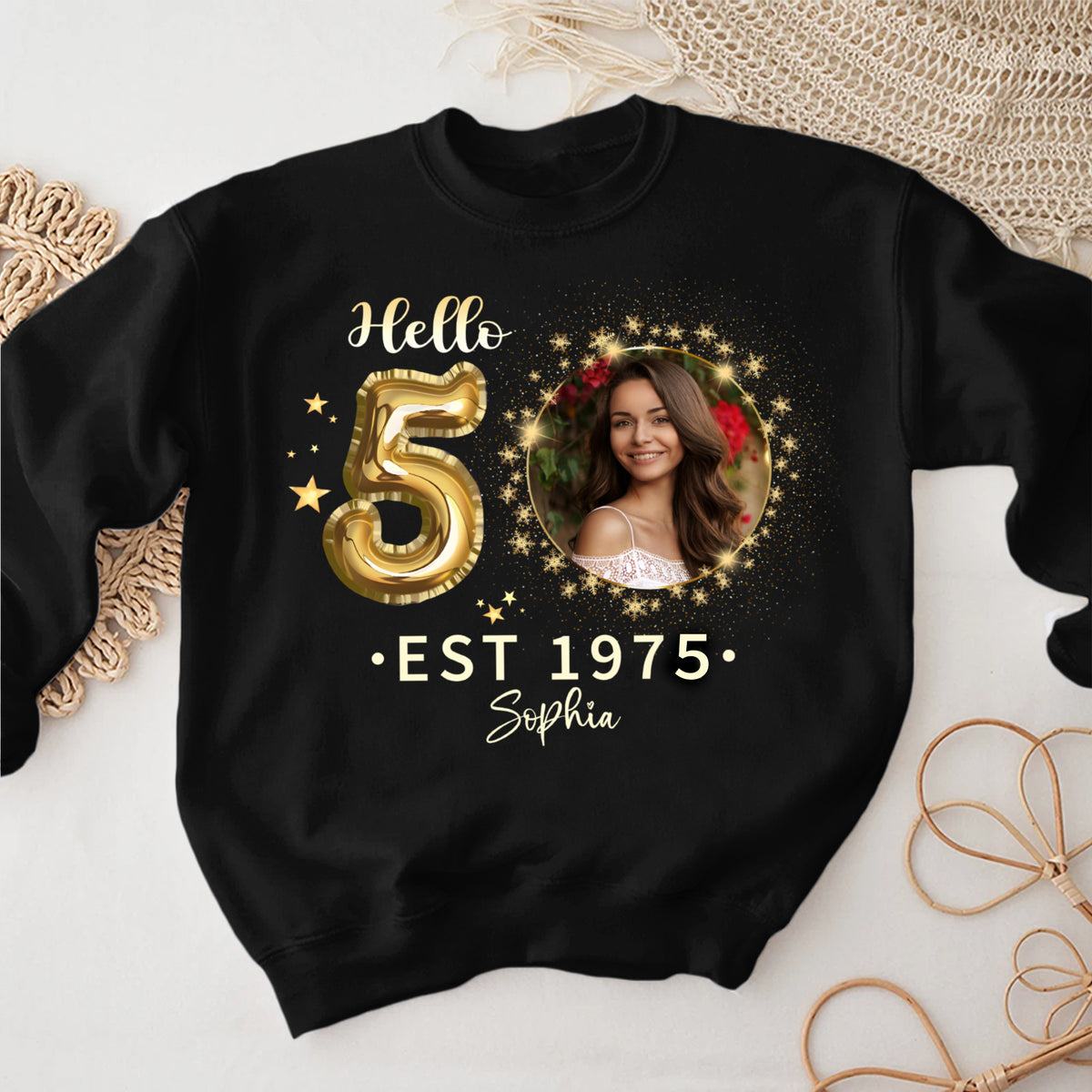 50th Birthday Shirts, Custom Birthday Shirts, Turning 50 Shirt, Gifts For Women Turning 50, 50 And Fabulous Shirt, 1975 Shirt, 50th Birthday Shirts For Her-YPT-TLT