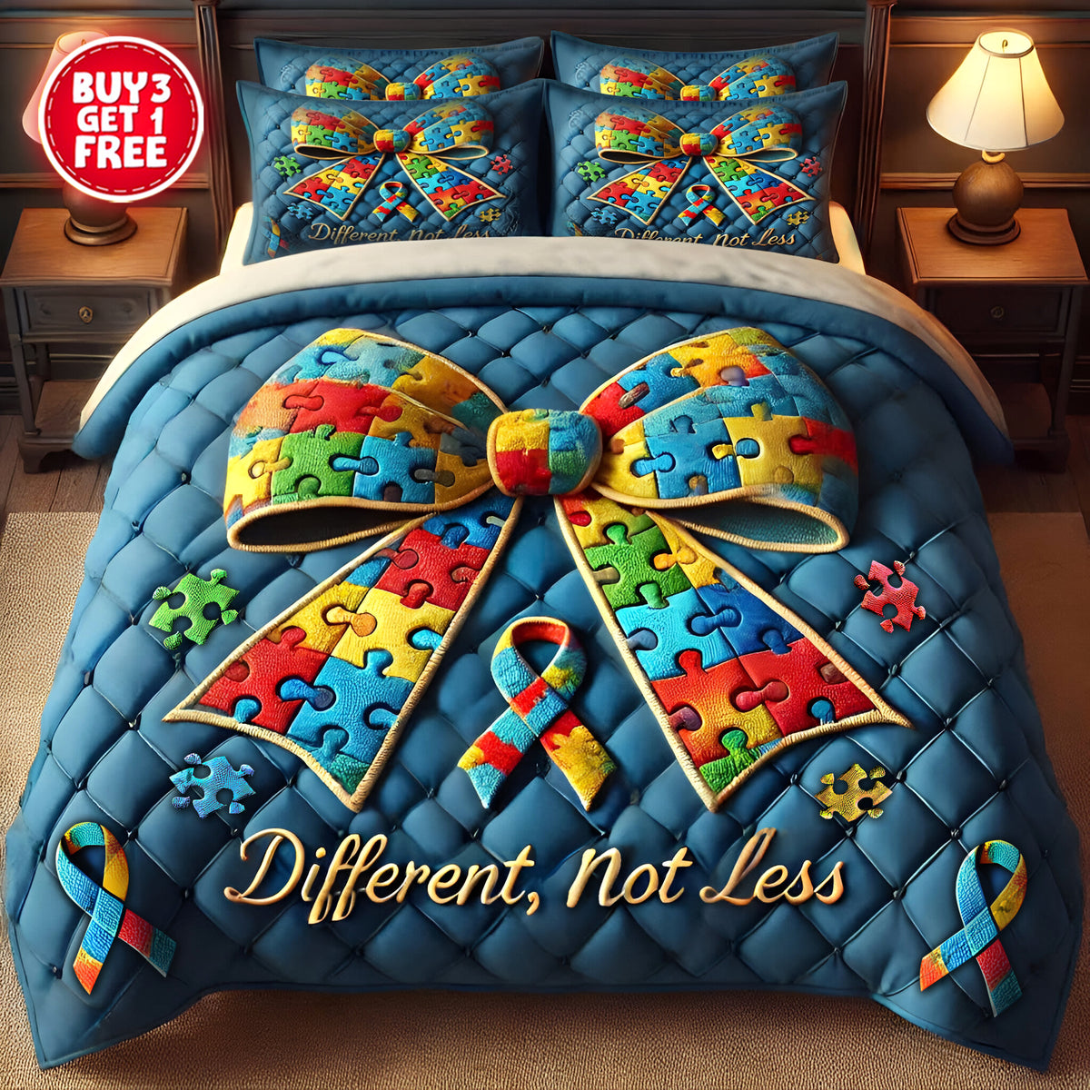 Premium 3-Piece Bedding Set YenPT TLT 73255