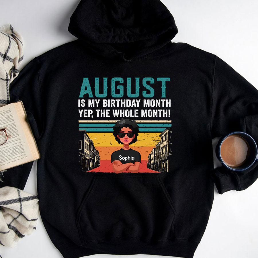 August Birthday Shirt, Custom Birthday Shirt, Queens are Born In August, August Birthday Shirts For Woman, August Birthday Gifts