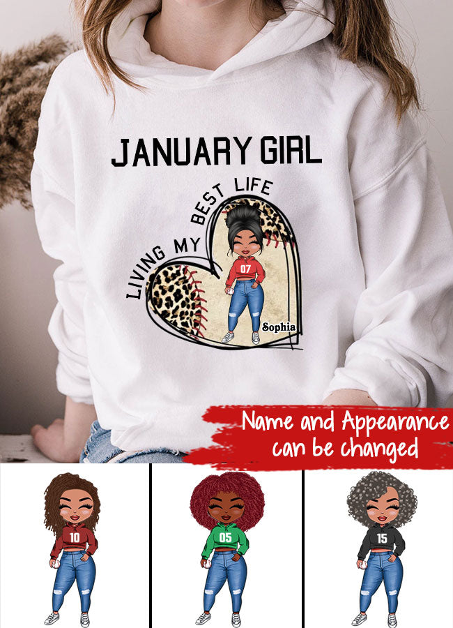 January Birthday Shirt, Custom Birthday Shirt, Queens Born In January , January Birthday Gifts, January  Shirts For Woman, Baseball Lover