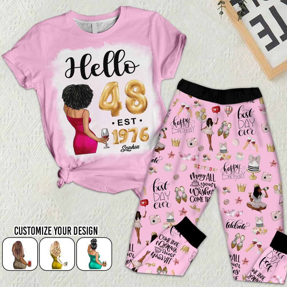 Premium Pajamas Set - Gift Ideas For 48th Birthday, 1976 Birthday Gifts Ideas, Gift Ideas 48th Birthday Woman - TLQ