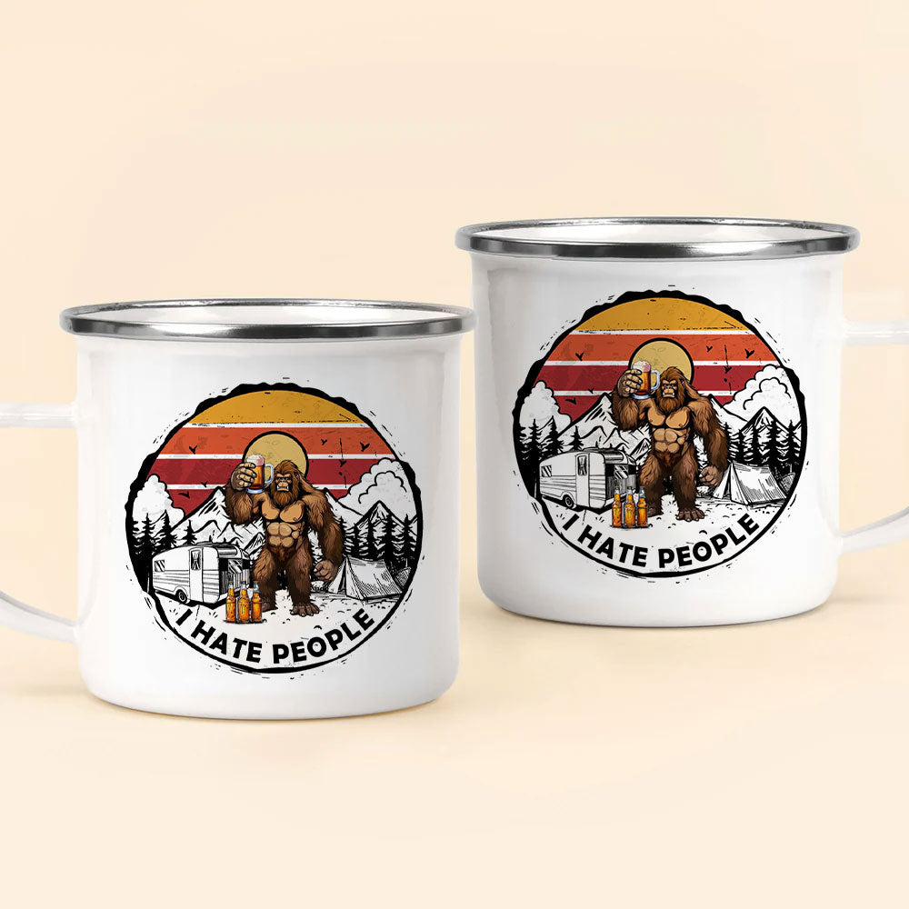I Hate People Camping Mug, Custom Camping Mug, Campers Gift, Camping Lover Mug