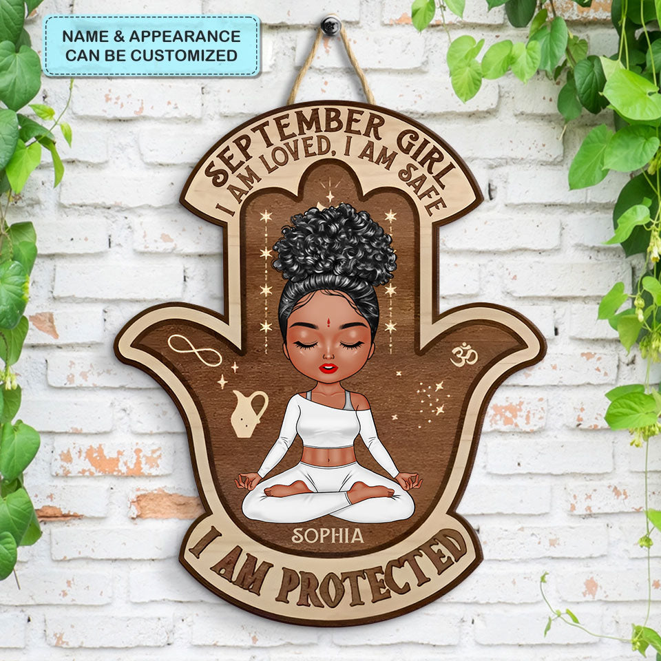 Personalized Custom Door Sign - Gift For Yoga Lover, Yoga Gifts For Woman