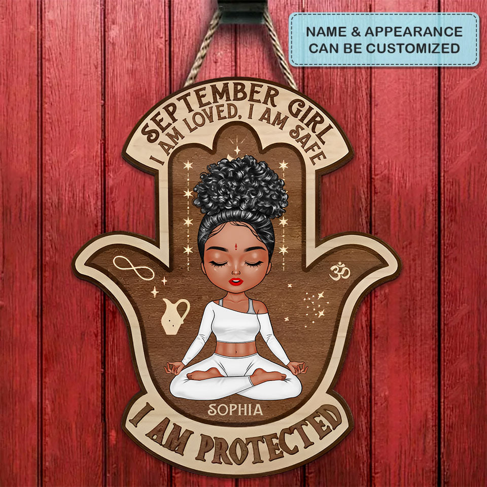 Personalized Custom Door Sign - Gift For Yoga Lover, Yoga Gifts For Woman