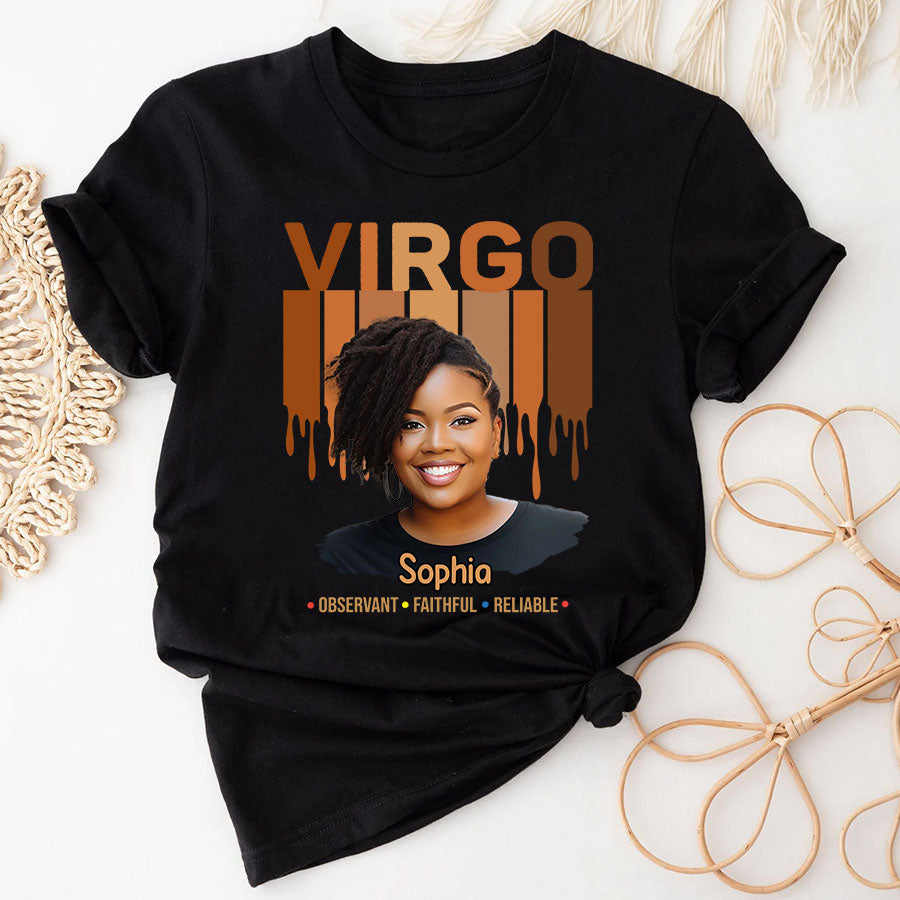 Custom Birthday Shirt, Virgo Zodiac T Shirt, Virgo Birthday Shirt, Virgo T Shirts For Ladies, Virgo Queen T Shirt