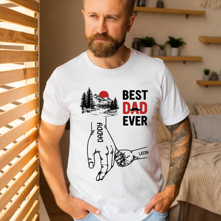 First Fathers Day Gift-Best Dad Ever, Custom Father's day shirts, Best Gifts For New Dads, First Fathers Day Gift Ideas