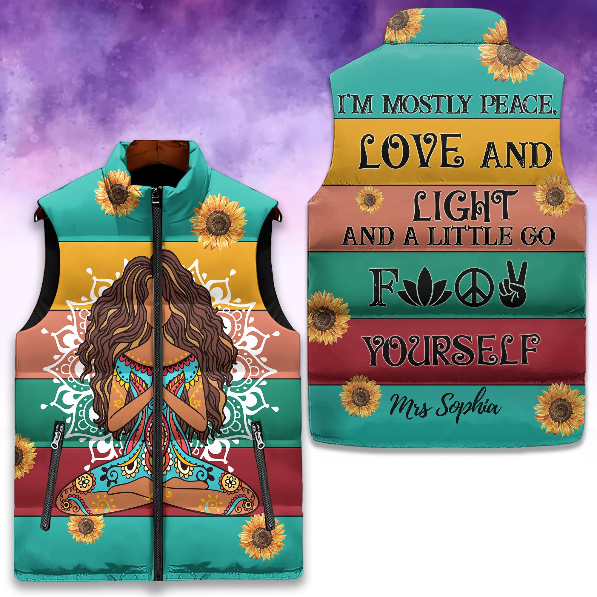 Puffer Vest - Personalized Gift Ideas For Yoga Lovers