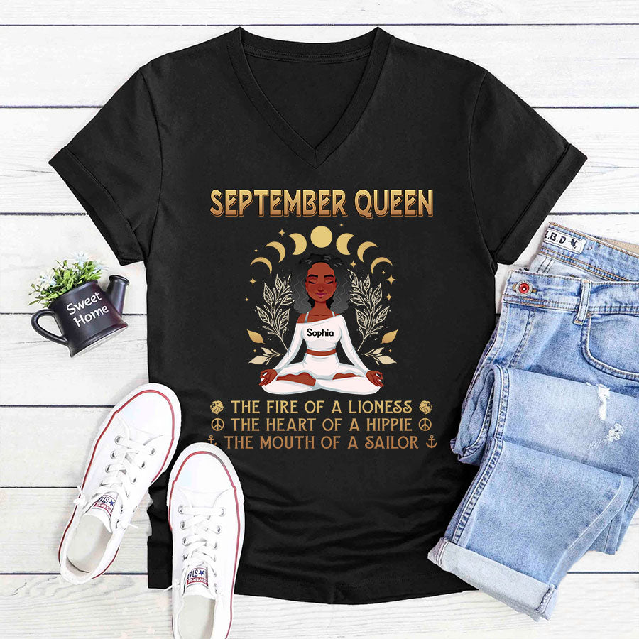 September Birthday Shirt, Custom Birthday Shirt, September Birthday Shirts For Woman, September Birthday Gifts