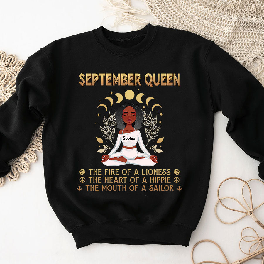 September Birthday Shirt, Custom Birthday Shirt, September Birthday Shirts For Woman, September Birthday Gifts