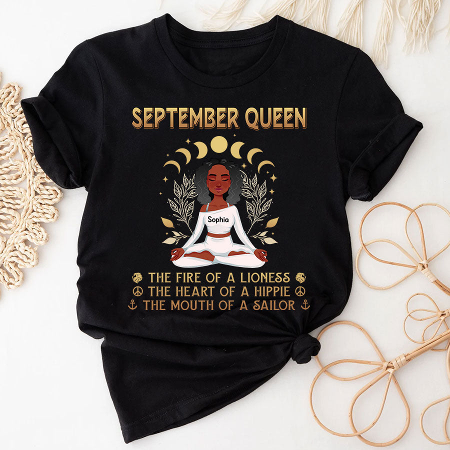 September Birthday Shirt, Custom Birthday Shirt, September Birthday Shirts For Woman, September Birthday Gifts